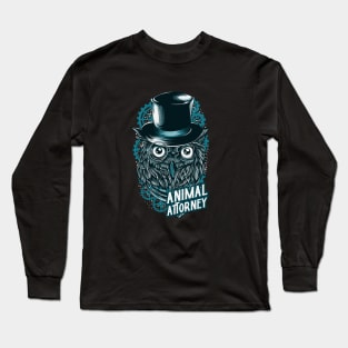 Animal Attorney (Owl) Long Sleeve T-Shirt